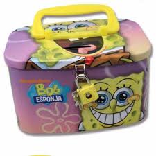 BOB ESPONJA Y SUS AMIGOS -METALBOX + MOCOPEDORRETA